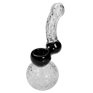 Black Leaf Crystal Bubbler