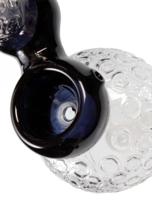 Black Leaf Crystal Bubbler