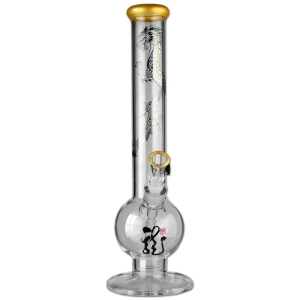 Black Leaf Golden Dragon Bong + Pre-Raffreddatore