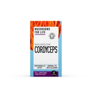 Mushrooms 4 Life Cordyceps Organische Paddenstoel Capsules Bio