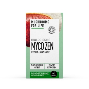 Mushrooms 4 Life Myco-Zen Organische Paddenstoel Capsules Bio