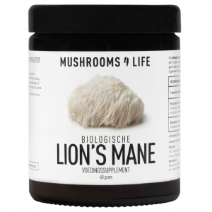 Mushrooms 4 Life Lion's Mane Proszek z grzybów organicznych Bio