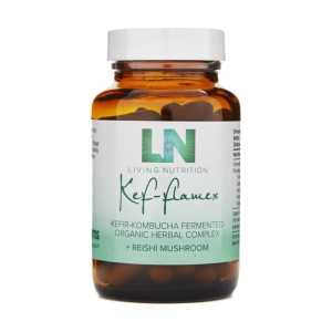 Living Nutrition Kef-Flamex Kefir-Kombucha Fermented + Reishi