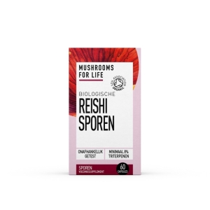 Mushrooms 4 Life Reishi Sporen Organische Paddenstoel Capsules Bio