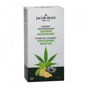 Jacob Hooy Tisane Chanvre gingembre - menthe poivrée