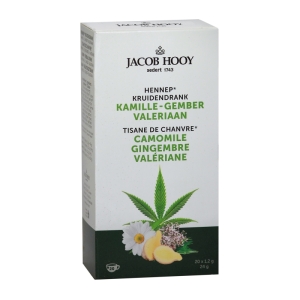 Jacob Hooy Hemp-Camomille-Ginger-Valerian Tea