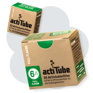 ActiTube Filtros de carvão ativado acti-Tube Extra Slim