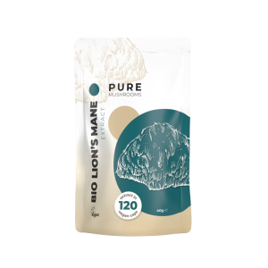 Pure Mushrooms Capsules d'extrait de champignon Lion's Mane Bio