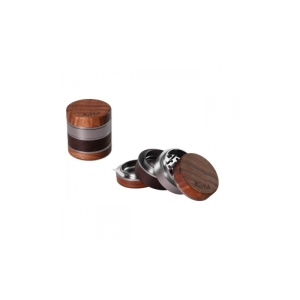 Sem marca BL Aluminium/Wood Grinder Black/Grey 