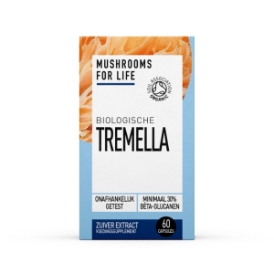 Mushrooms 4 Life Tremella (Snow Fungus) Organische Paddenstoel Capsules Bio