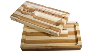 RAW RAW Striped Bamboo Filling Tray