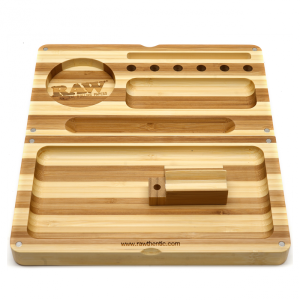 RAW RAW Striped Bamboo Filling Tray