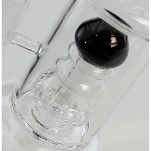 Black Leaf Drum Percolator Bong