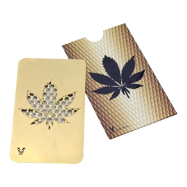 Senza brand Grinder Carta di Credito Golden Leaf