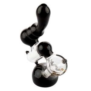 Grace Glass Bongs Saxo Bubbler Schwarz