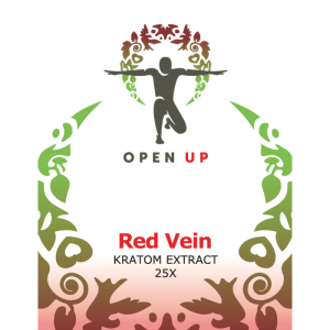 Open Up Red Vein 25x Kratom (Czerwony)