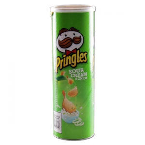 Unbranded Sejf z opakowania po Pringles Zielony