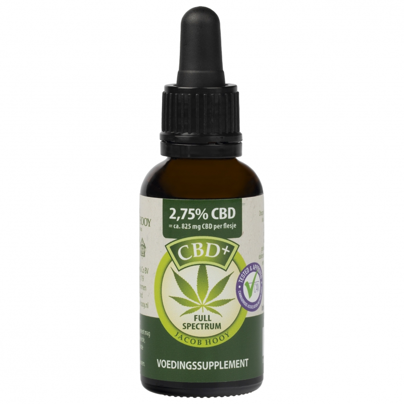 CBD Oil 30 mL 2.75% Jacob Hooy | Sirius